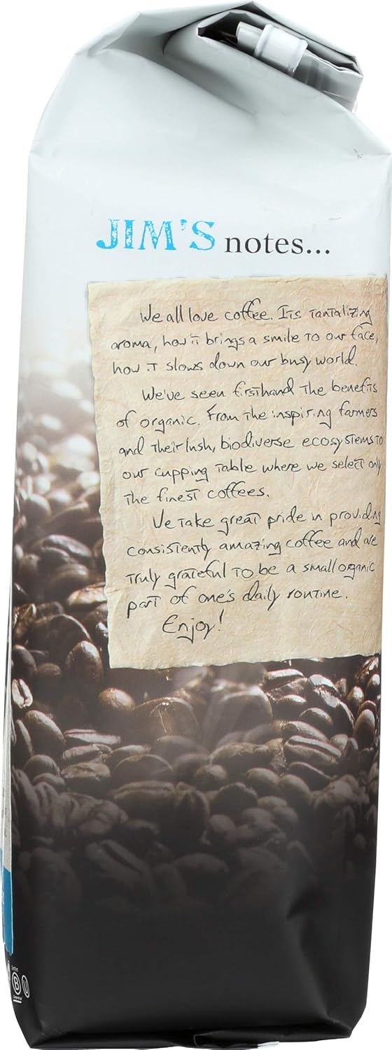 Café Decaf de Avellana Molido JIMS ORGANIC COFFEE 12 OZ