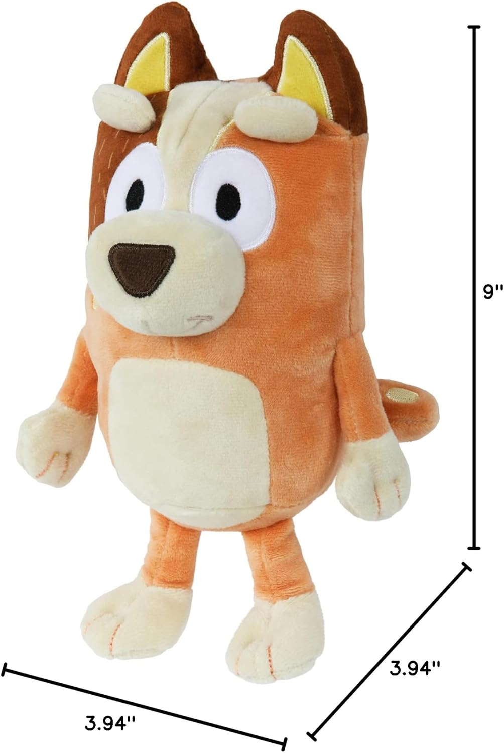 Muñeco de peluche Chilli de BLUEY, 9'' de altura, suave y tierno