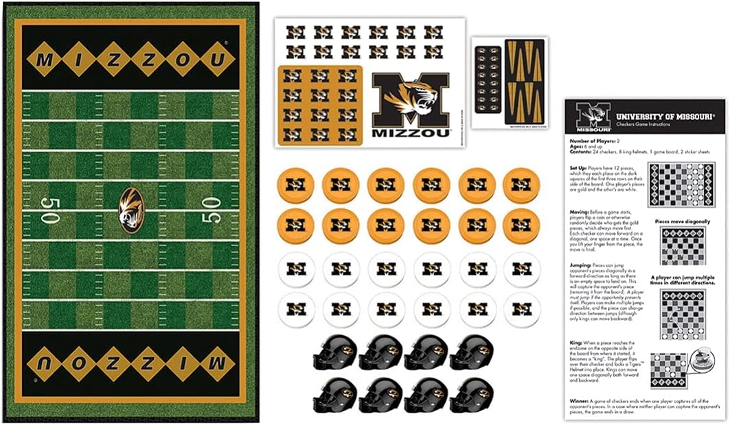 Juego de Damas NCAA Missouri Tigers - MasterPieces - Licenciado