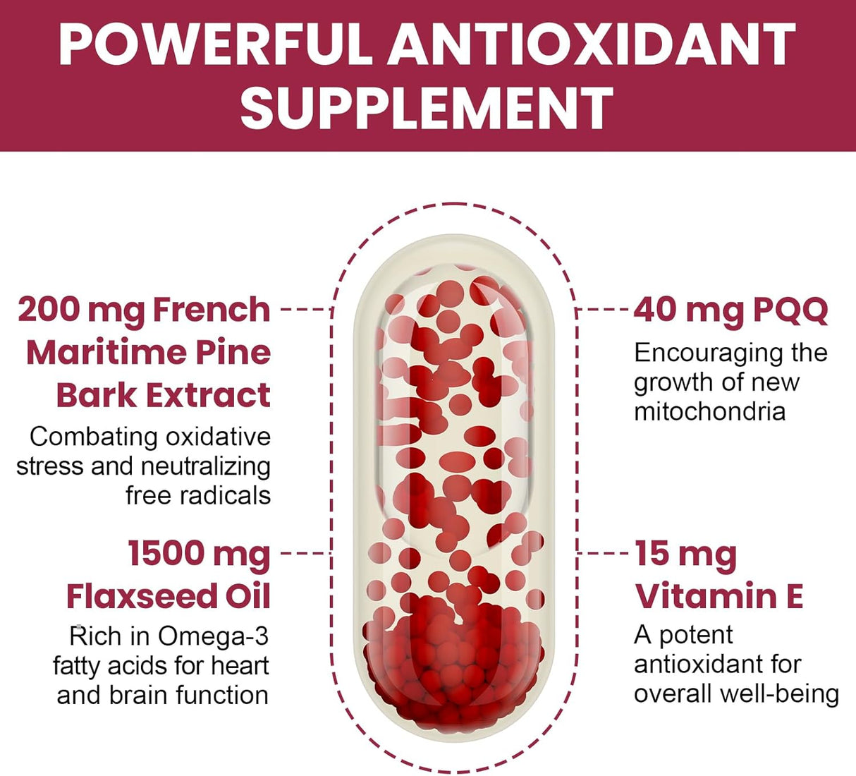 Extracto de Pino Marítimo 200 mg, Pycnogenol, 60 Veganos