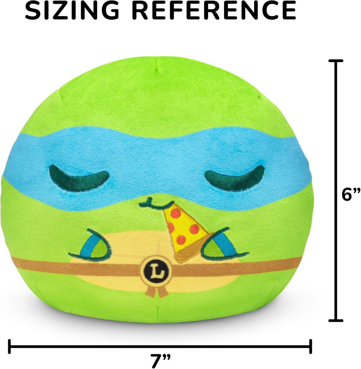 Plush reversible TMNT Leonardo - TeeTurtle - Kawaii suave 6