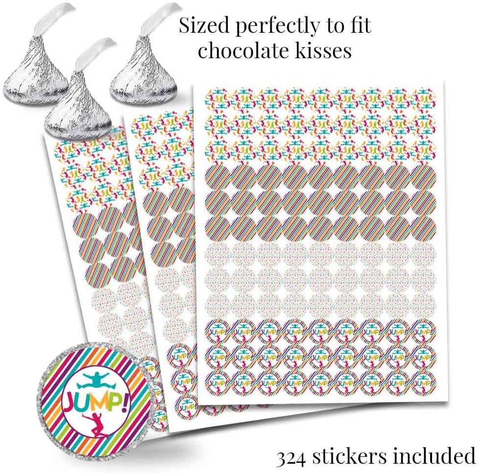 Kit de Pegatinas para Fiesta de Cumpleaños Salta y Juega