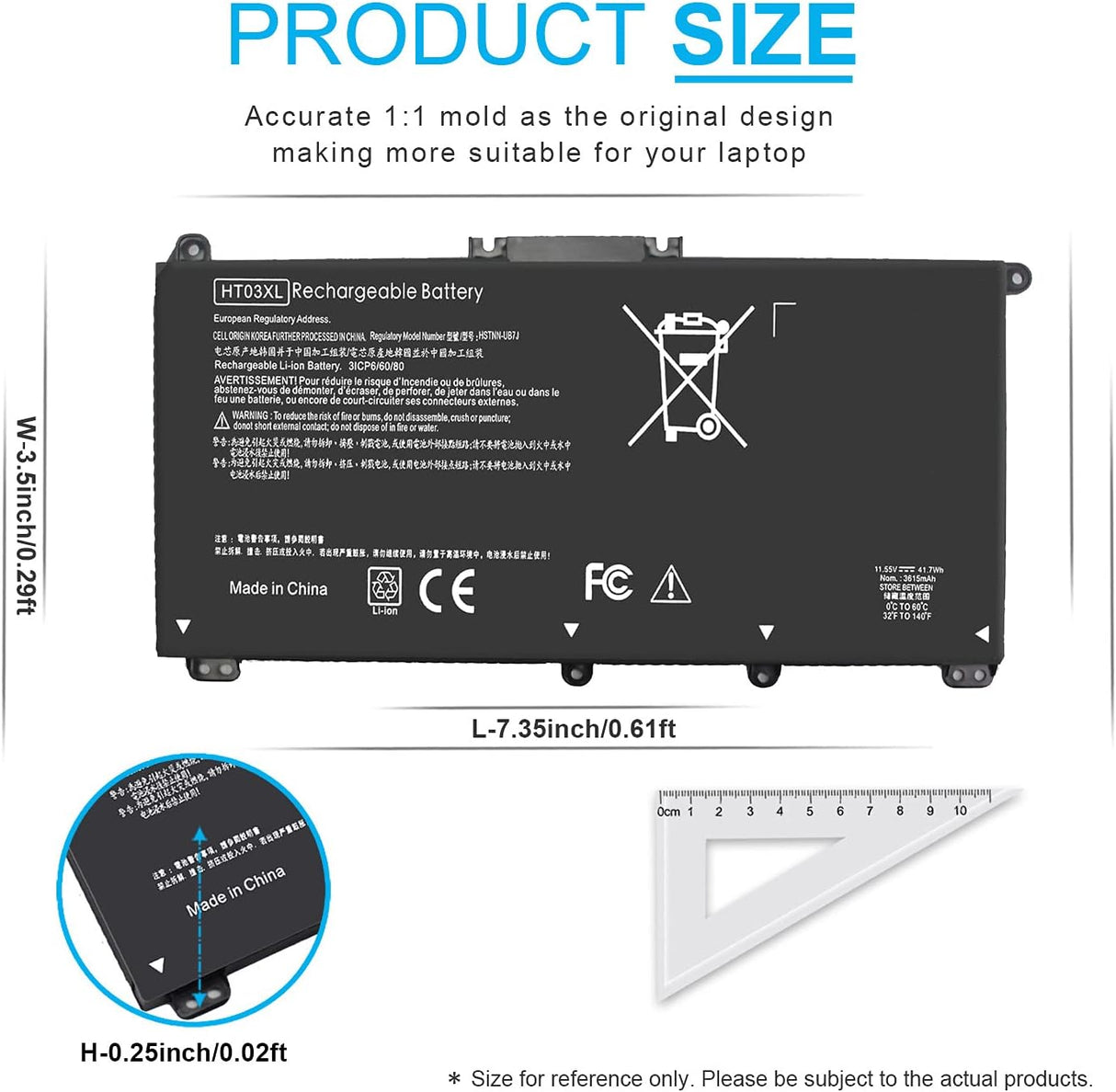 Batería para Pavilion 15-DA 15-DB 15-DW 15-CS 15-DY 17-BY