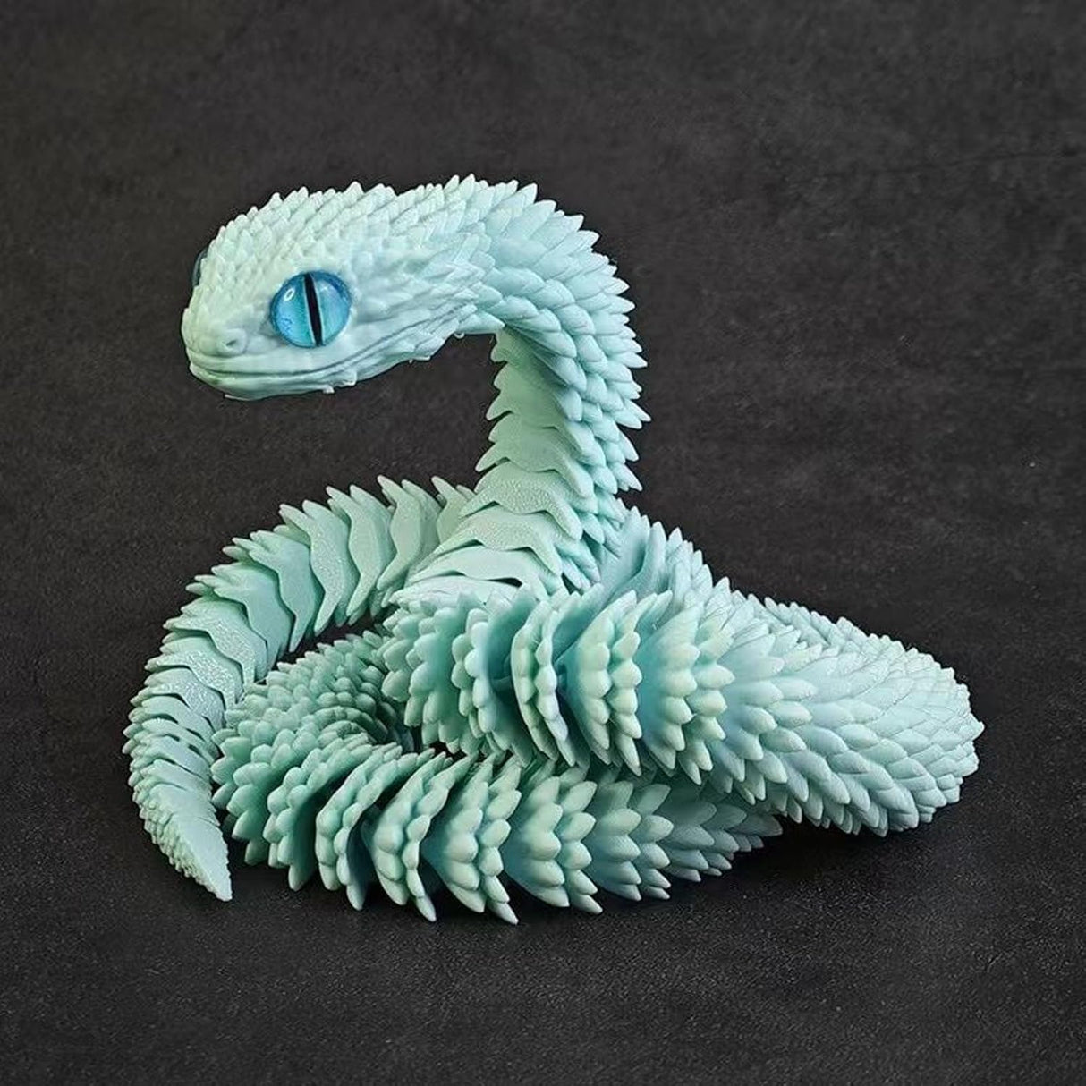 Juguetes de serpiente impresos en 3D, juguete flexible, set