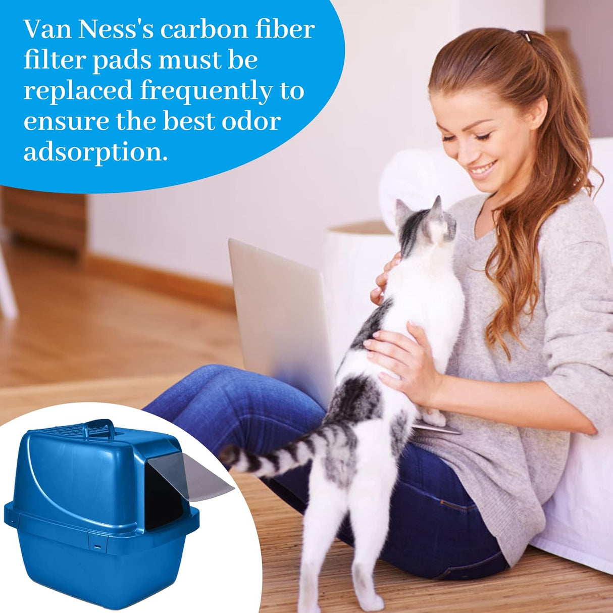 10 filtros de carbón activado para arenero USEAMIE