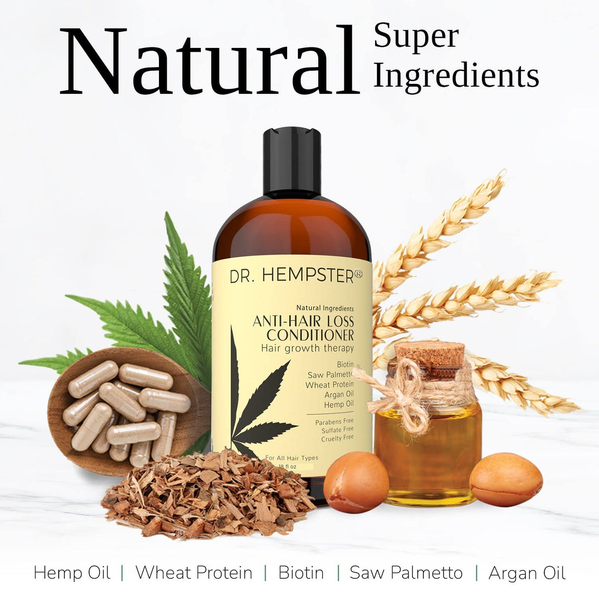 Acondicionador Anticaída con Biotina y Cáñamo