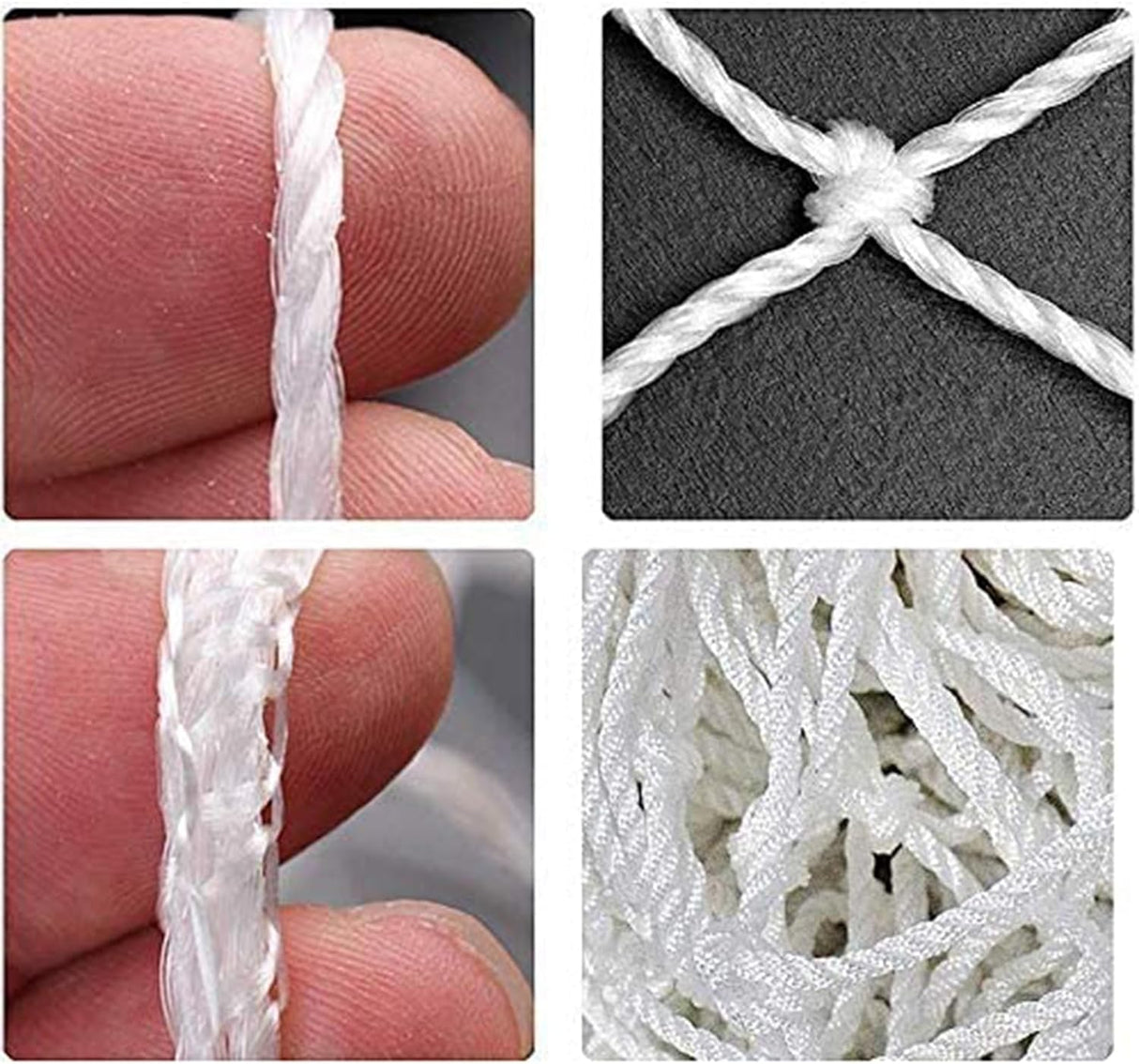 Red de portería de fútbol tamaño completo 24 x 8 pies -