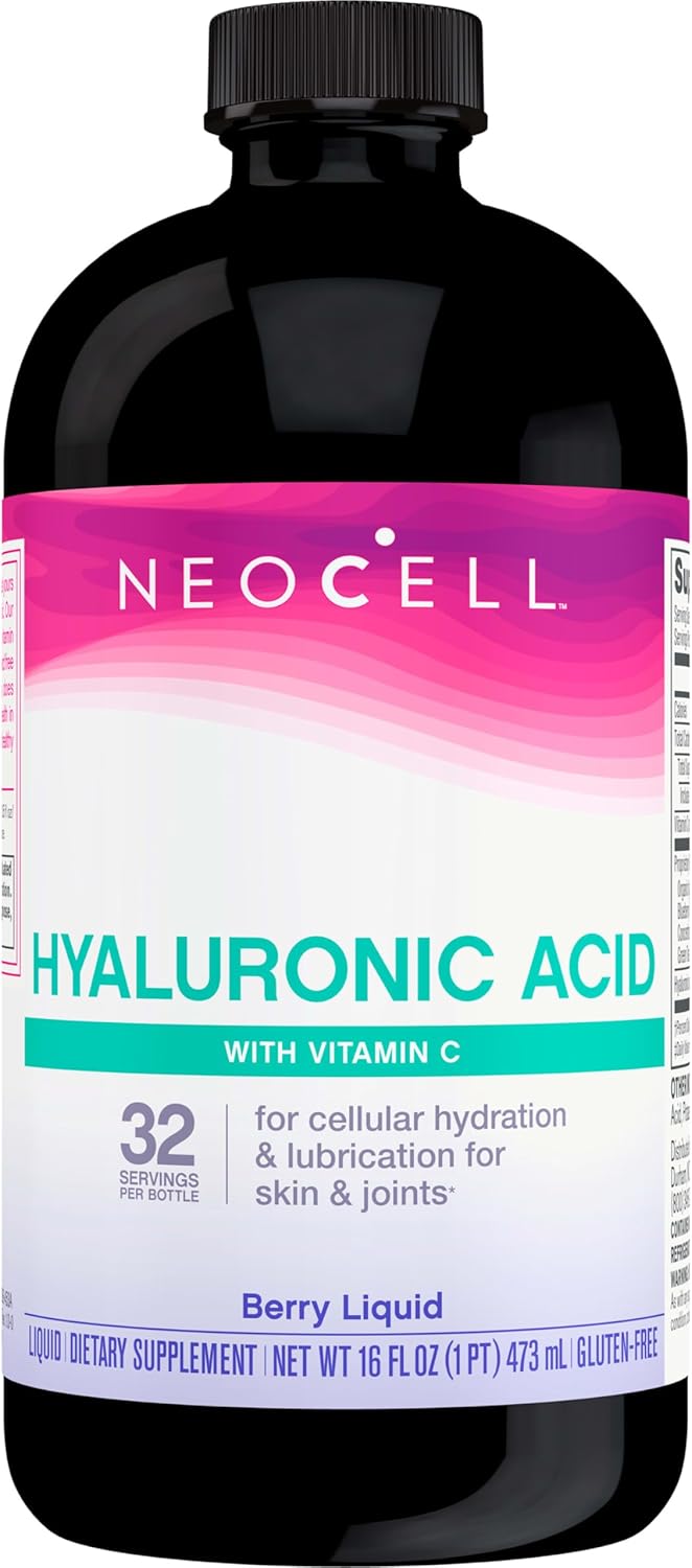 NeoCell Líquido de bayas de ácido hialurónico con vitamina C