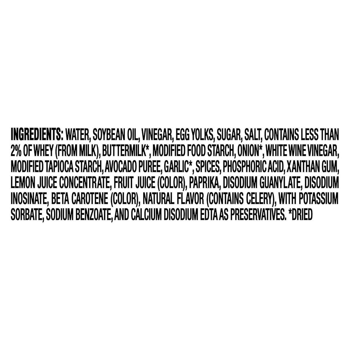 Salsa Crema de Aguacate Taco Bell, 12 oz, Sabor Cremoso