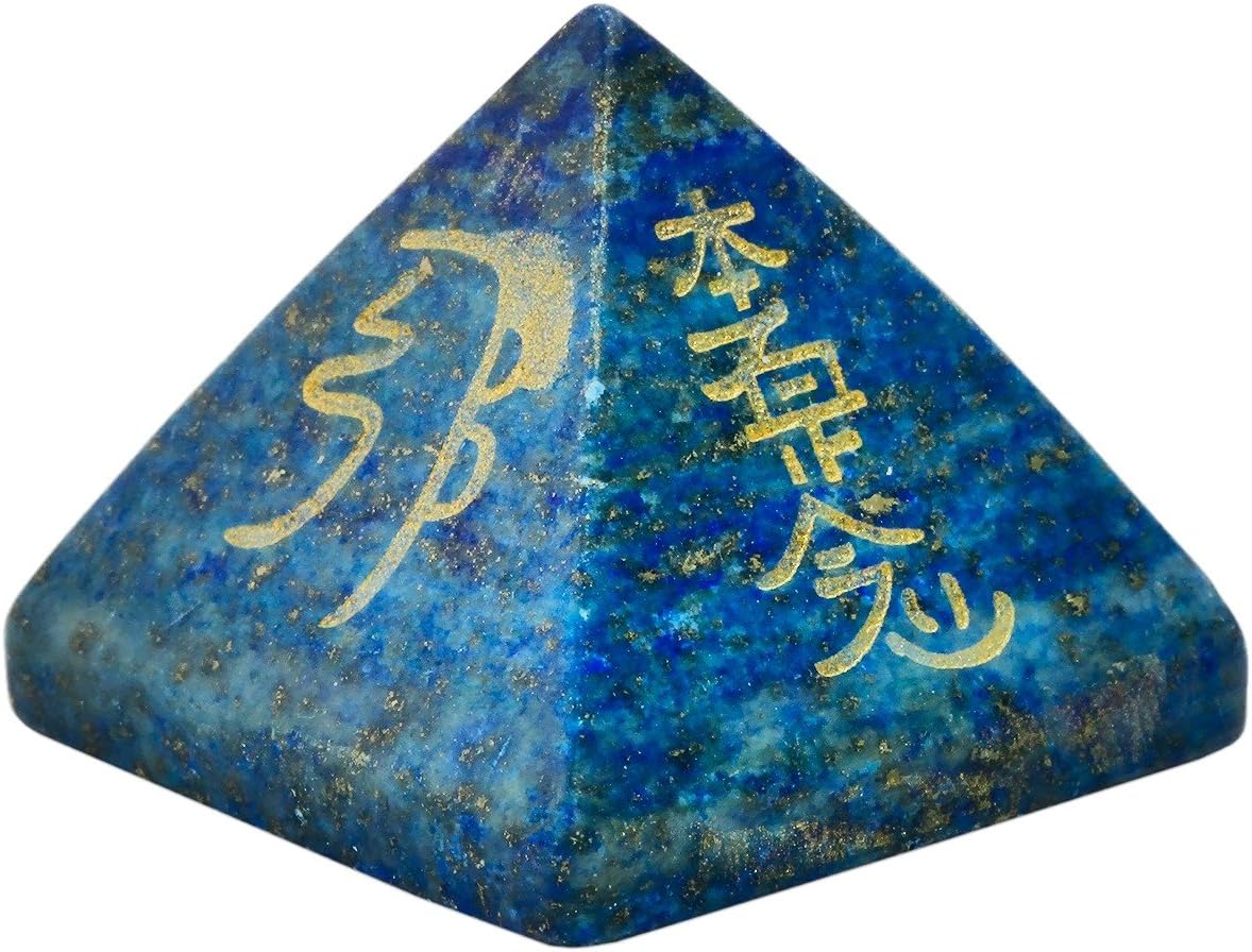 rockcloud Figura de pirámide de piedra metafísica cuarzo rosa, y fluorita.