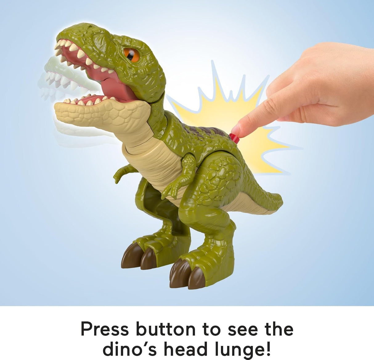 Dinosaurio de acción Imaginext Jurassic World, T-Rex 8