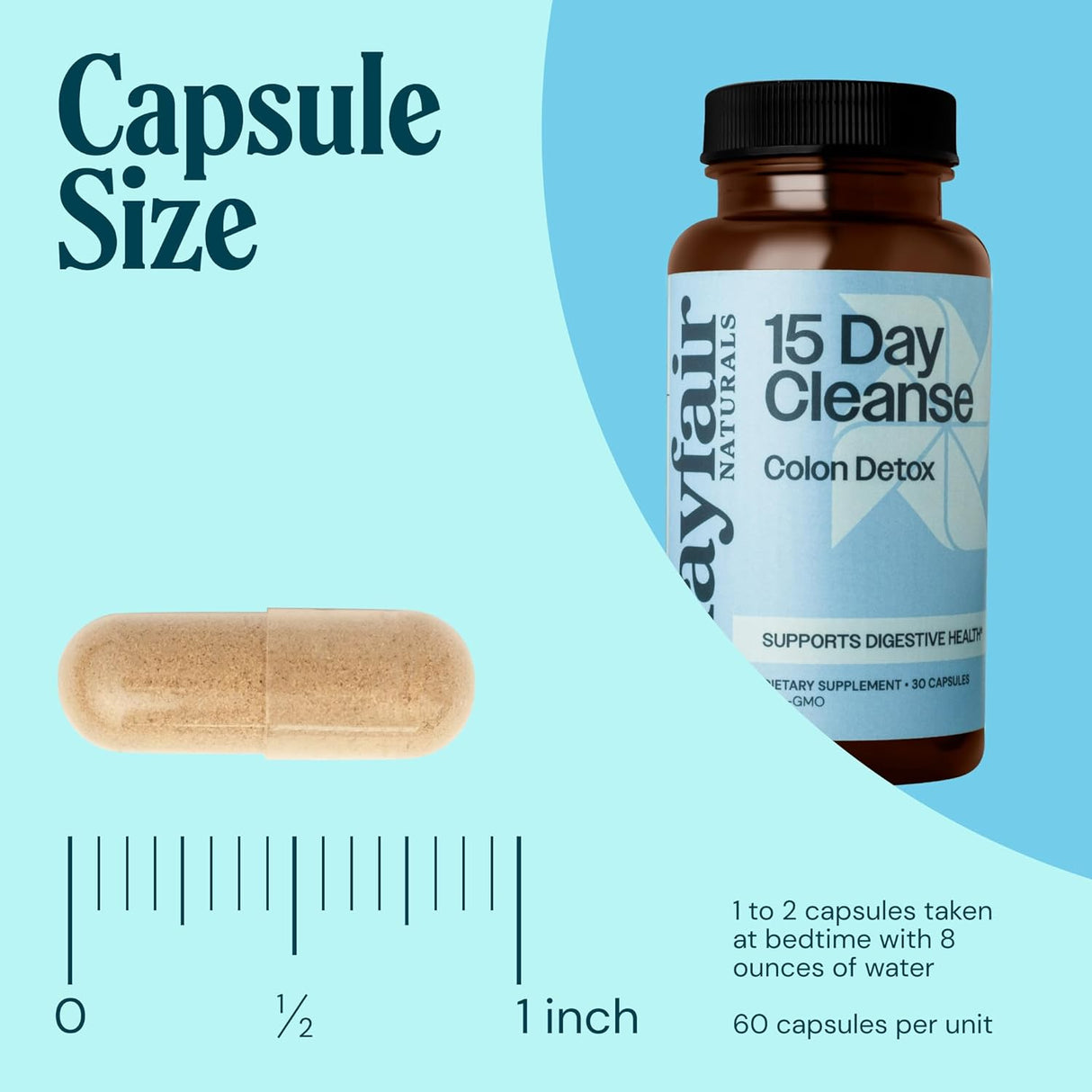 Suplemento dietético 30 cápsulas laxante natural