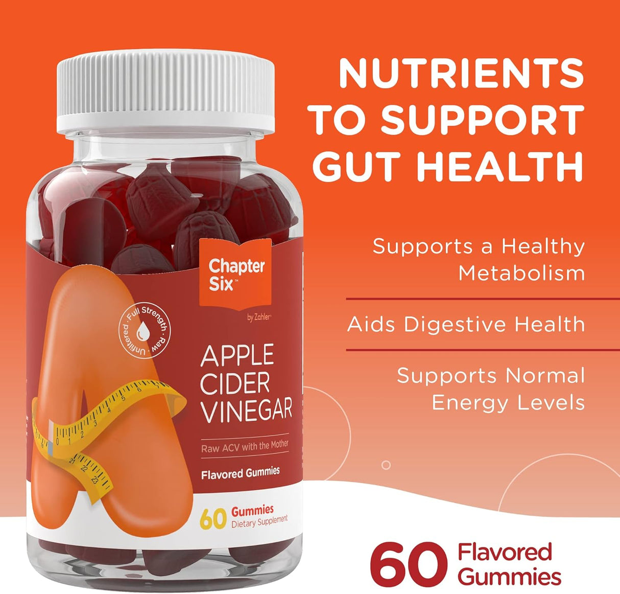 Suplemento de vinagre de sidra de manzana Kosher