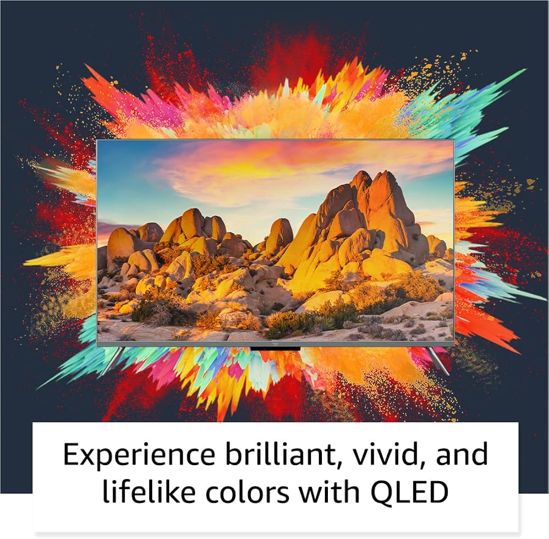 Televisión inteligente Amazon Fire TV Omni QLED Series de 55