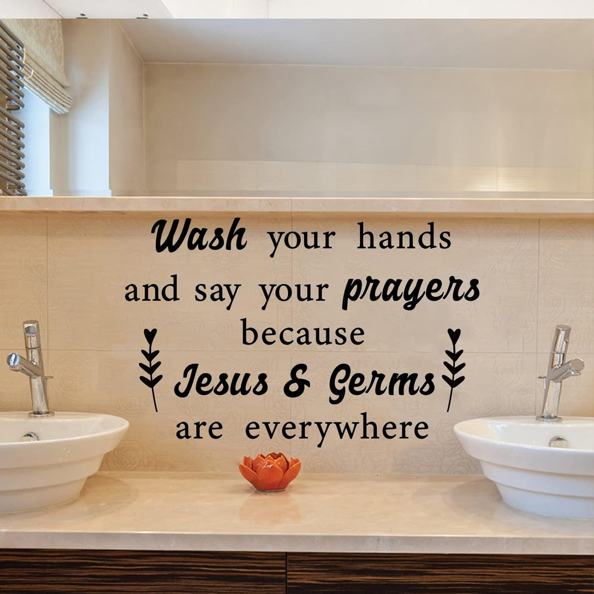 Vinilo de Citas Religiosas, Decoración de Pared, Mural