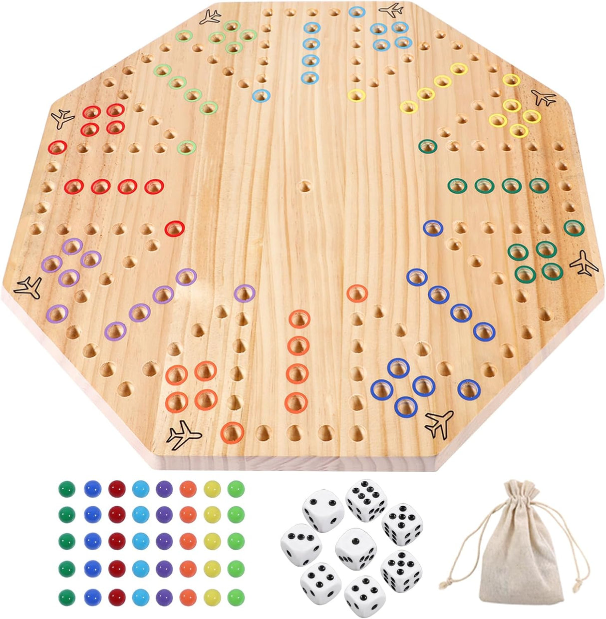 Juego de Mesa Wahoo, Original, 4-6 Jugadores, Aggravation