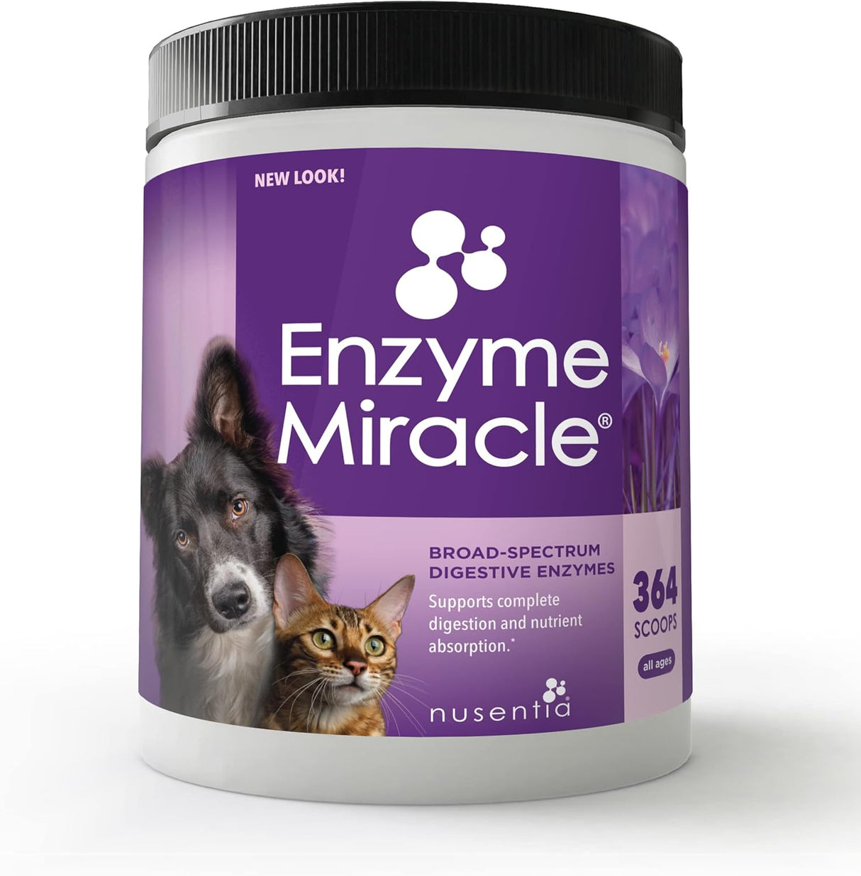 Enzimas Digestivas para Perros y Gatos - Enzyme Miracle, 364 Scoops