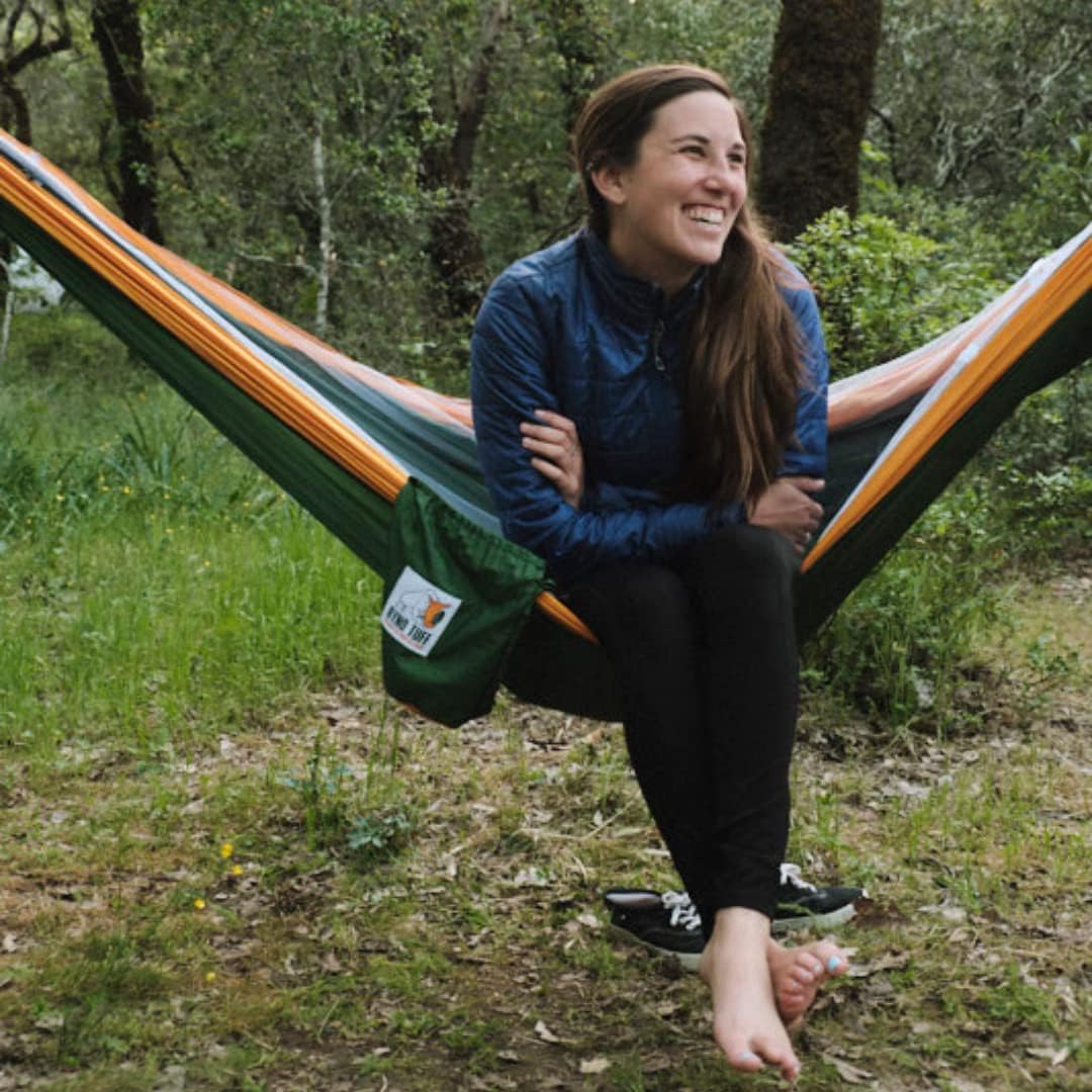 Hamaca Doble Compacta para Camping - Resistente 600lbs, X-Large