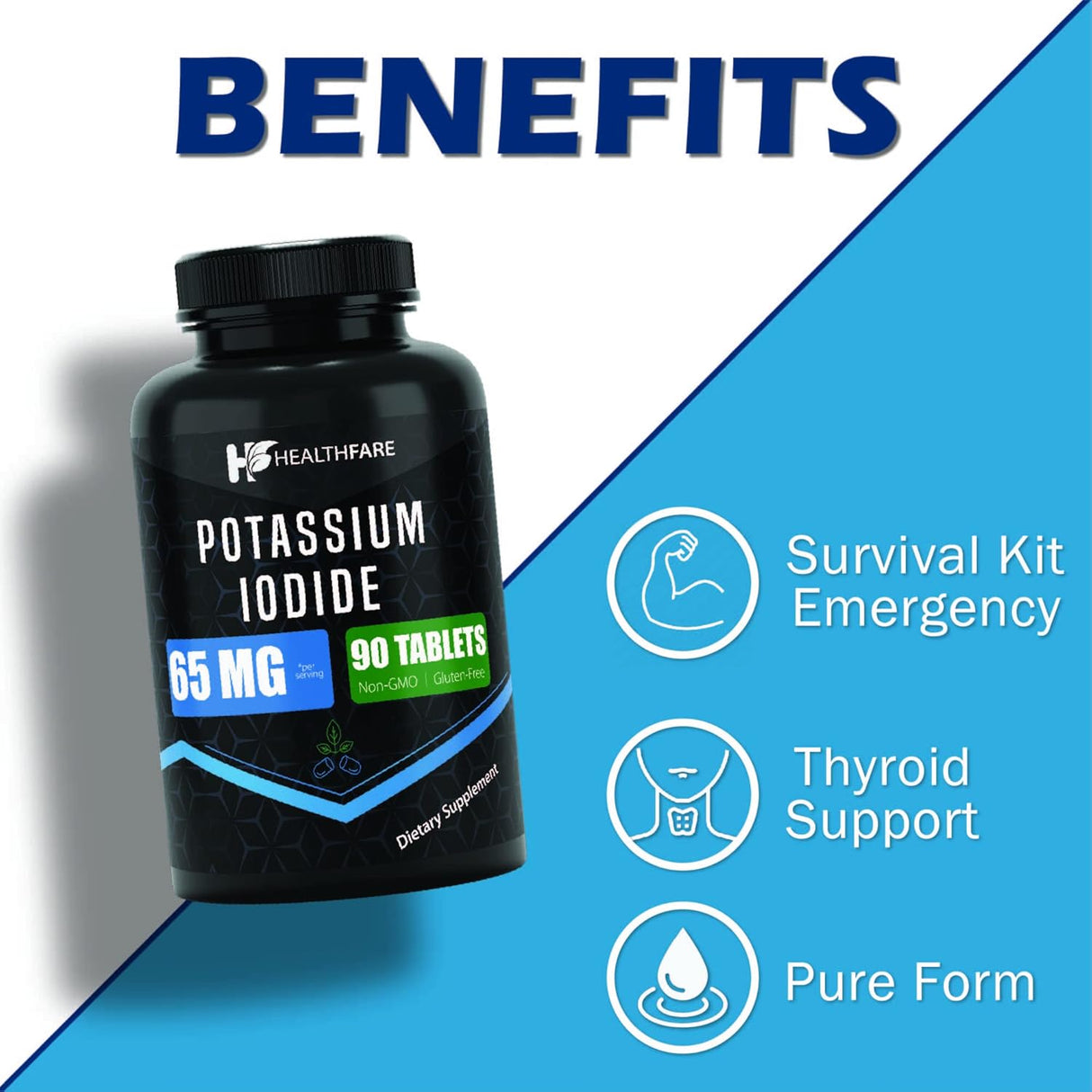 Suplementos Alimenticios Tabletas de radiación de yoduro