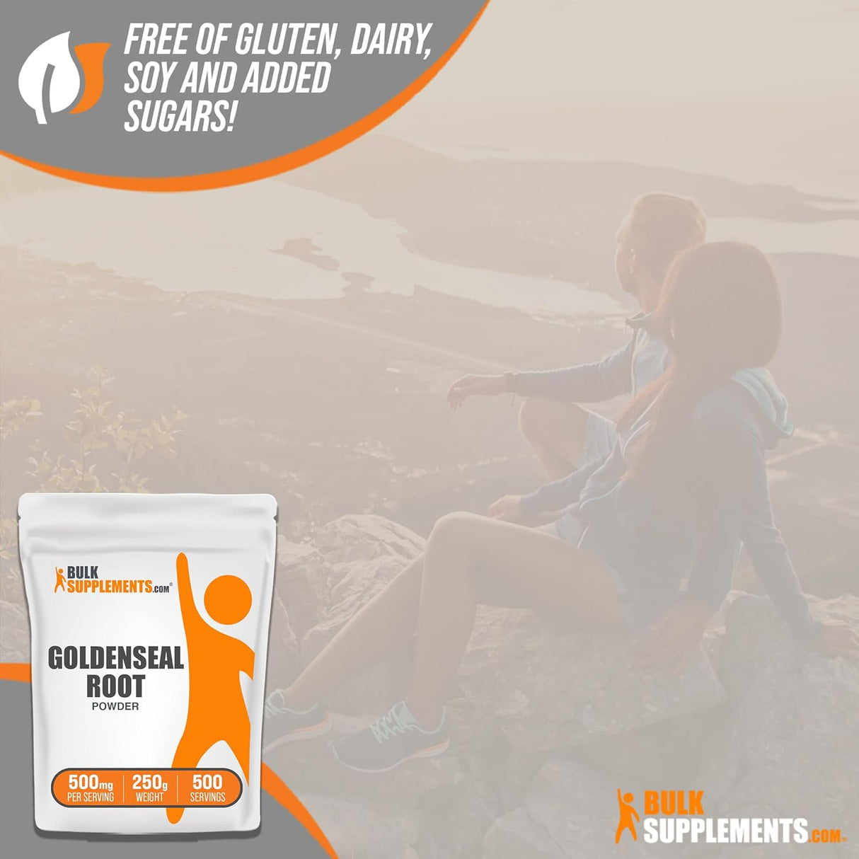 Suplemento BULKSUPPLEMENTS Goldenseal Polvo de raíz 250g