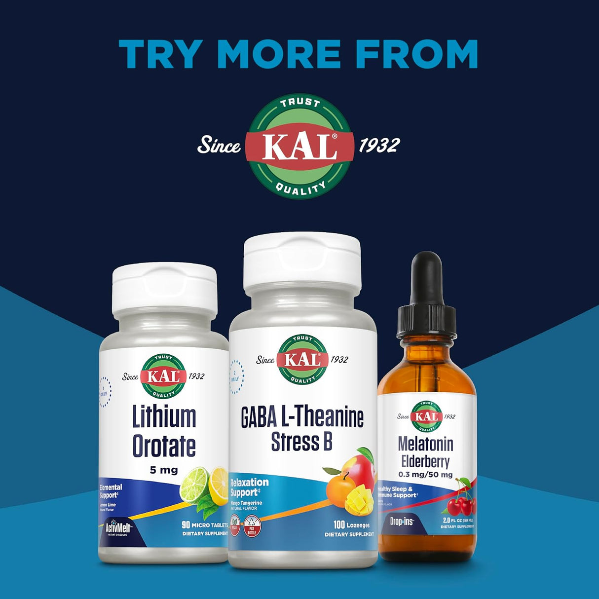 Magnesio en polvo con L-teanina Suplemento KAL