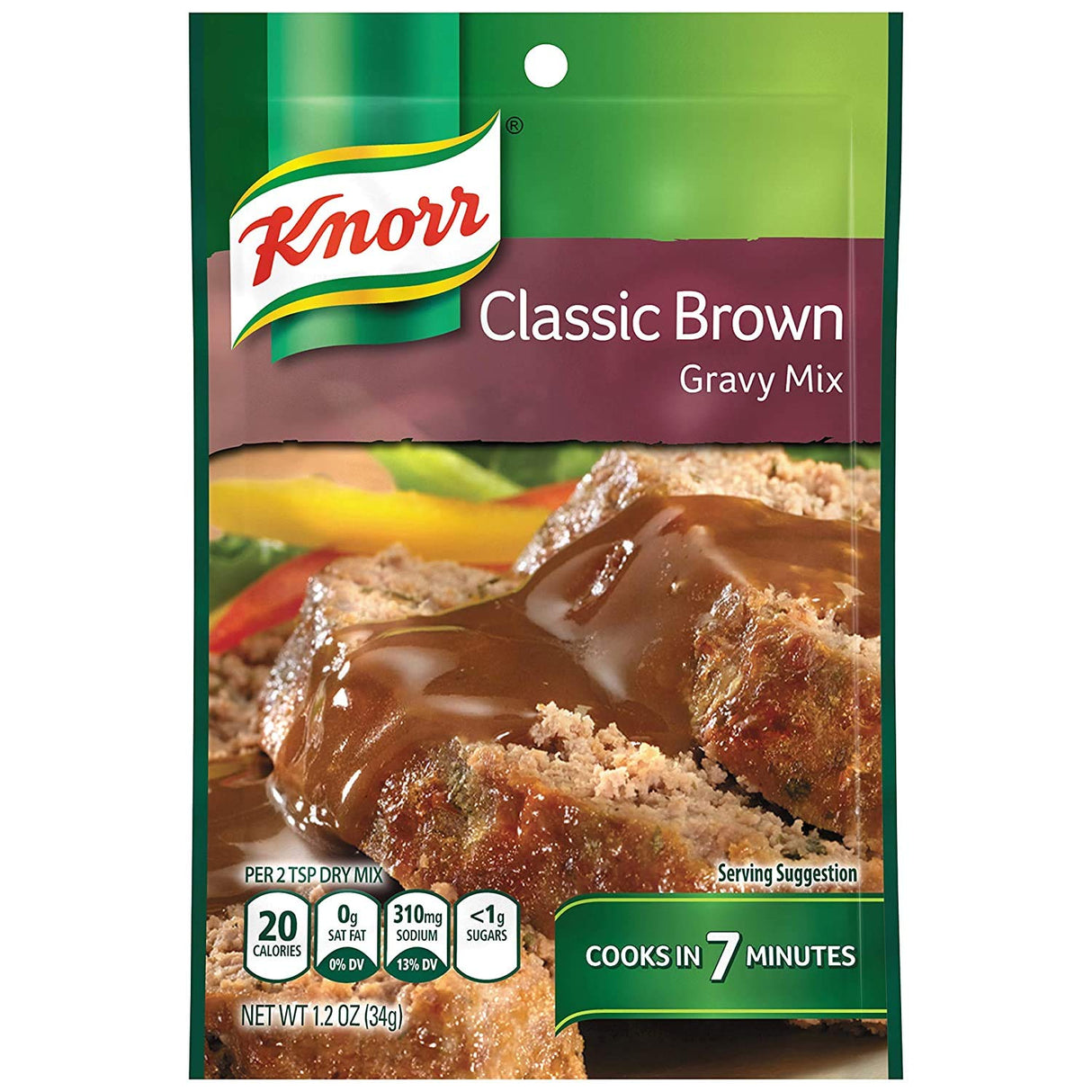 Knorr Mezcla de salsa - marrón clásico - 1.2 oz - Caja de 12