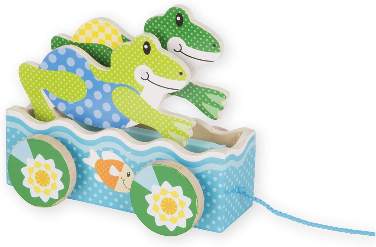 Juguete de arrastre ranas amigables - Melissa & Doug - FIRST PLAY