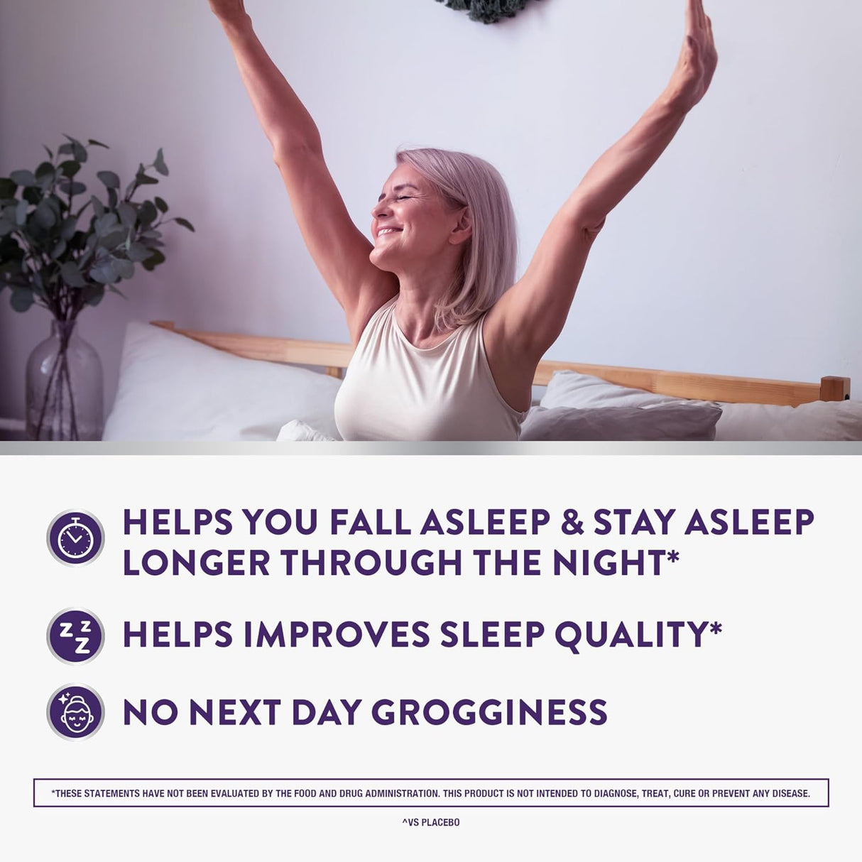 ZzzQuil PURE Zzzs Melatonina para dormir, 56 tabletas