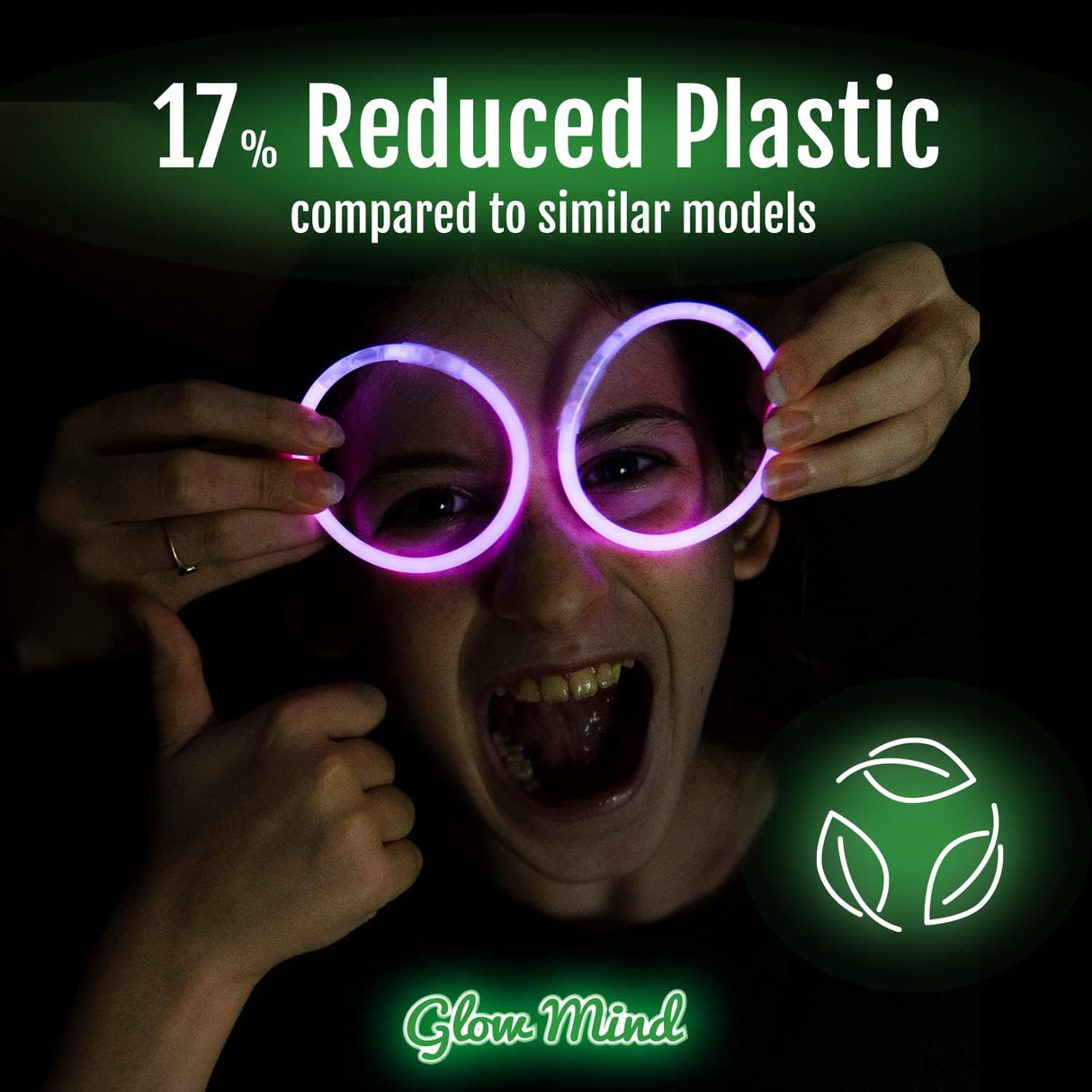 Suministros para fiestas a granel, paquete de 100 varillas luminosas que brillan en la oscuridad de 8 pulgadas y conectores para pulseras y collares, para niños y adultos