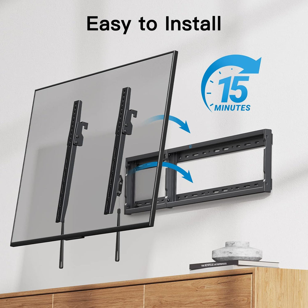 Soporte de pared para TV Pipishell, tiltable, VESA 600x400