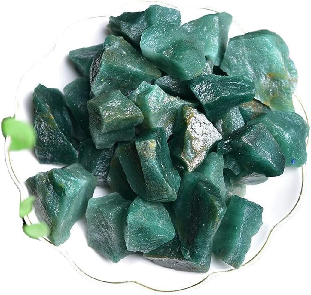 Cristales de Aventurina Verde, Naturales y sin Pulir, 1.25-2