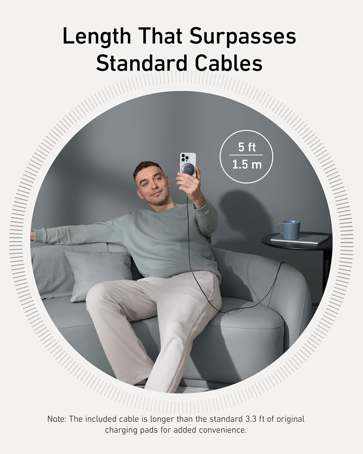 Anker MagGo Cargador inalámbrico magnético 15 W