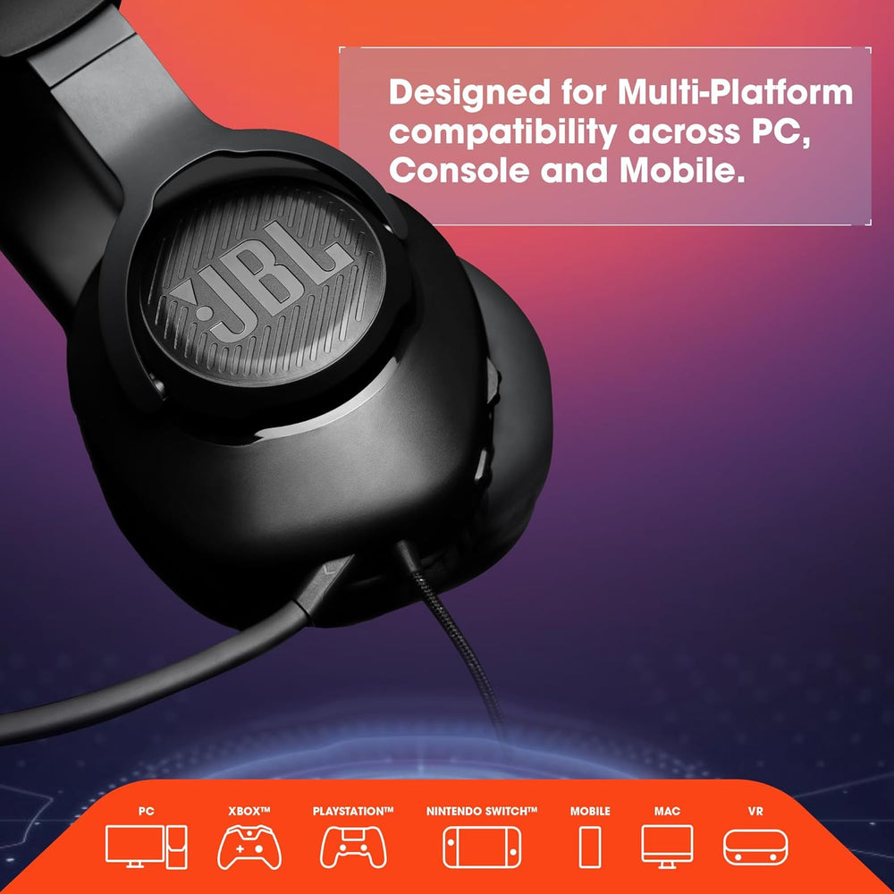 Auriculares Gaming JBL Quantum 100 - Con cable, grandes