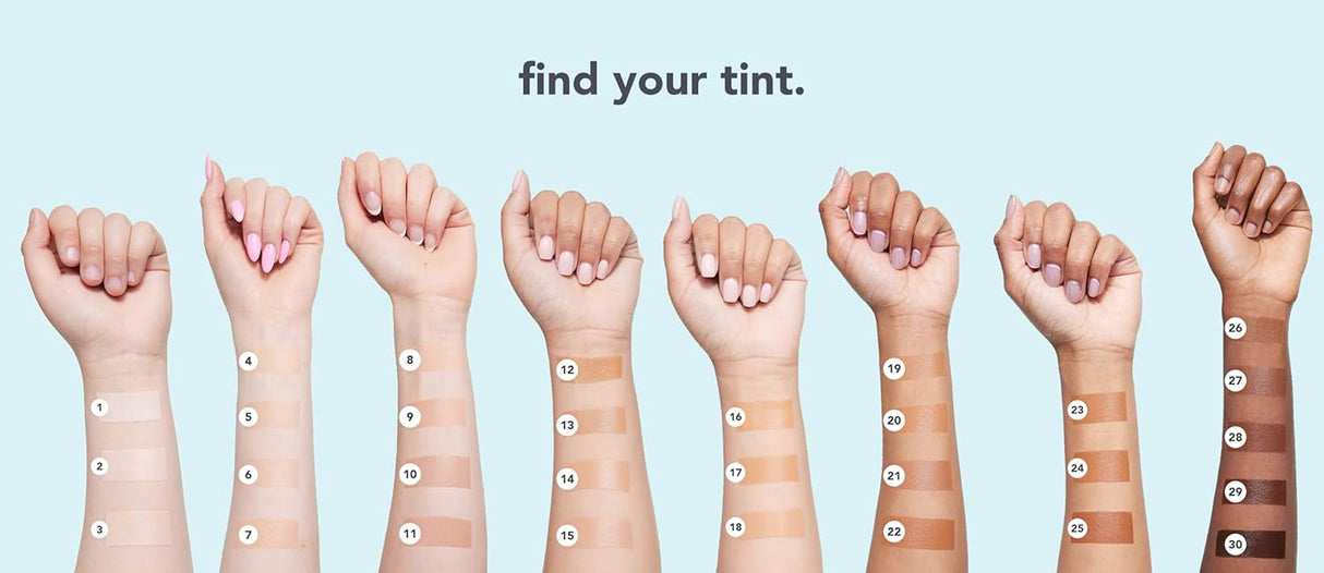 Suero iluminador con protección solar SPF 30, Tinta facial