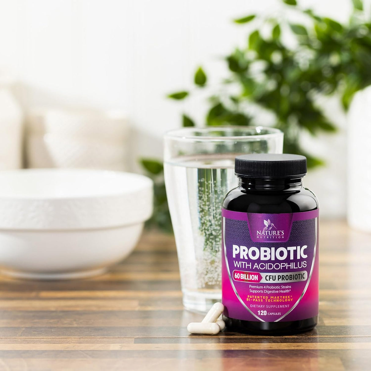 Suplemento Probióticos con prebióticos para apoyo a la salud