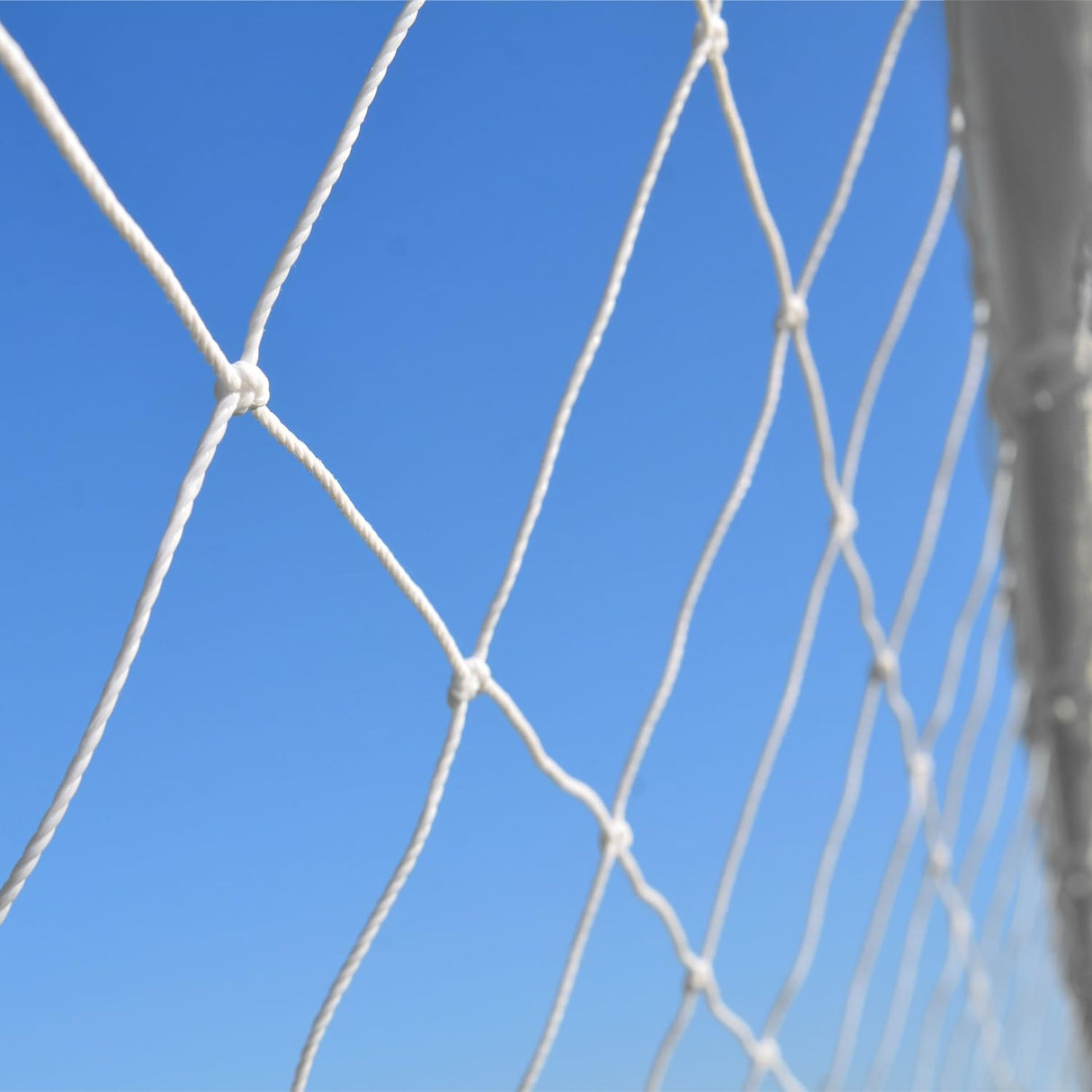 Red de Fútbol 16 x 7 pies, Malla Blanca, Modelo Juvenil