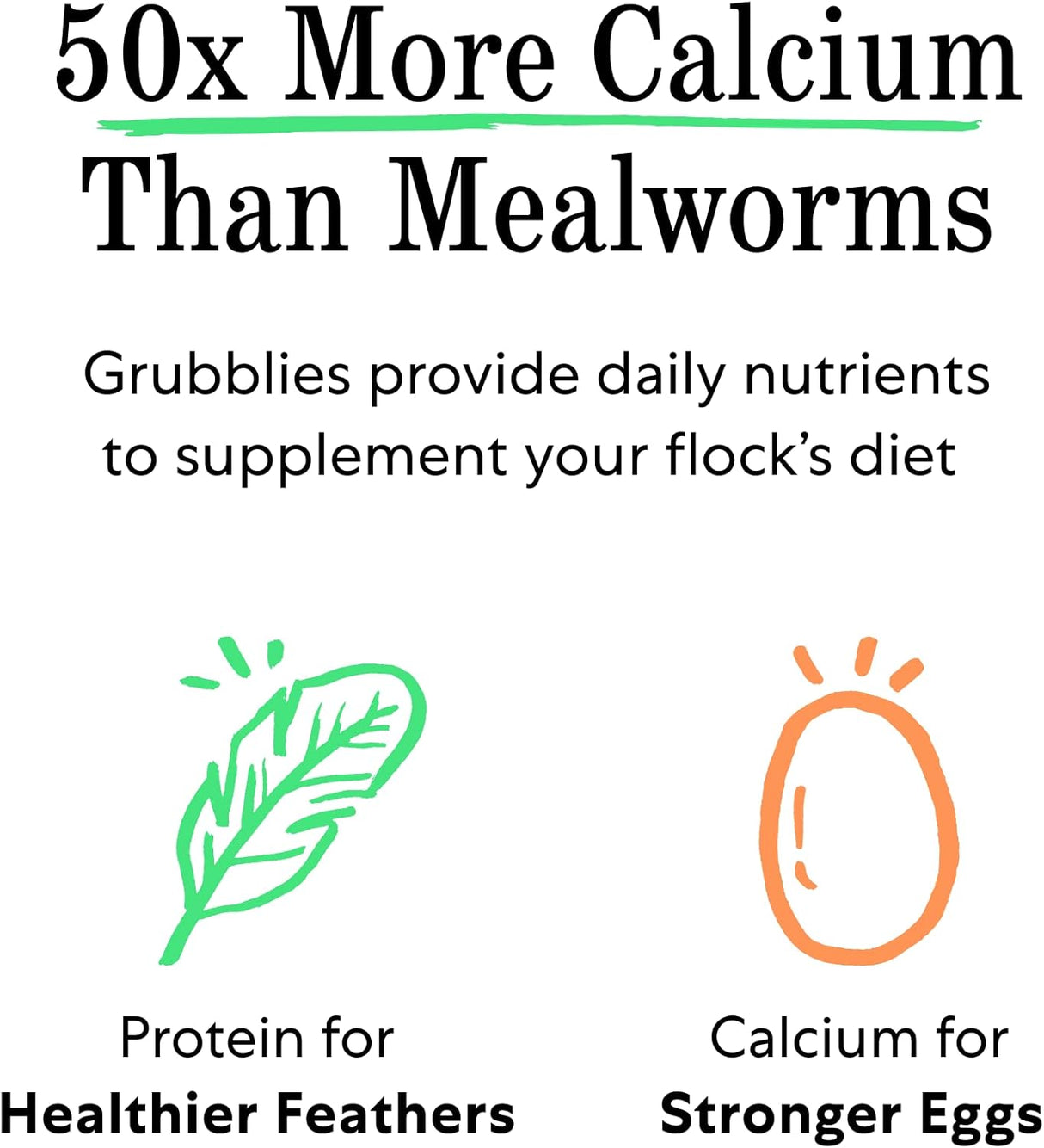 Más saludable que los gusanos de harina para pollos