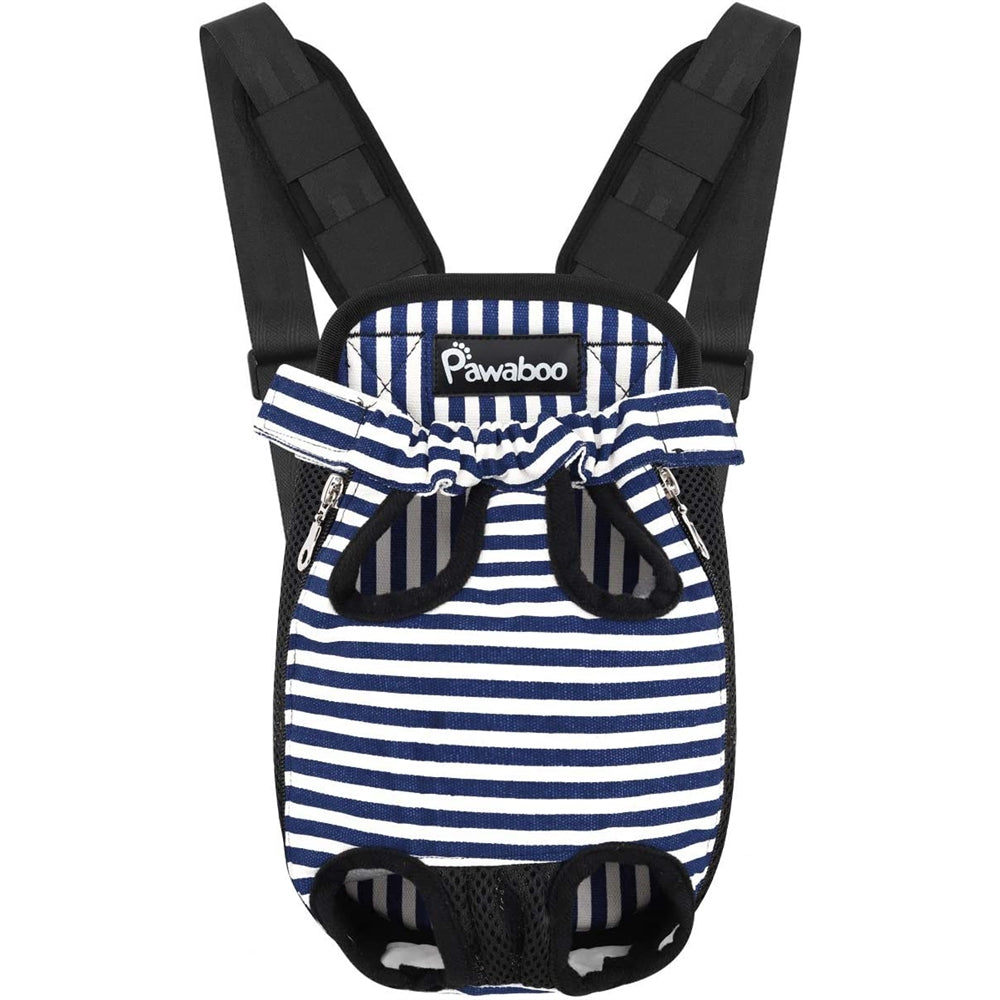 Mochila de transporte para mascotas ajustable negro