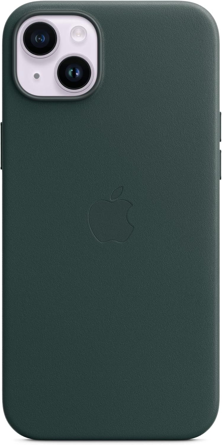 Apple Funda de cuero para iPhone 14 Plus con MagSafe - Verde bosque