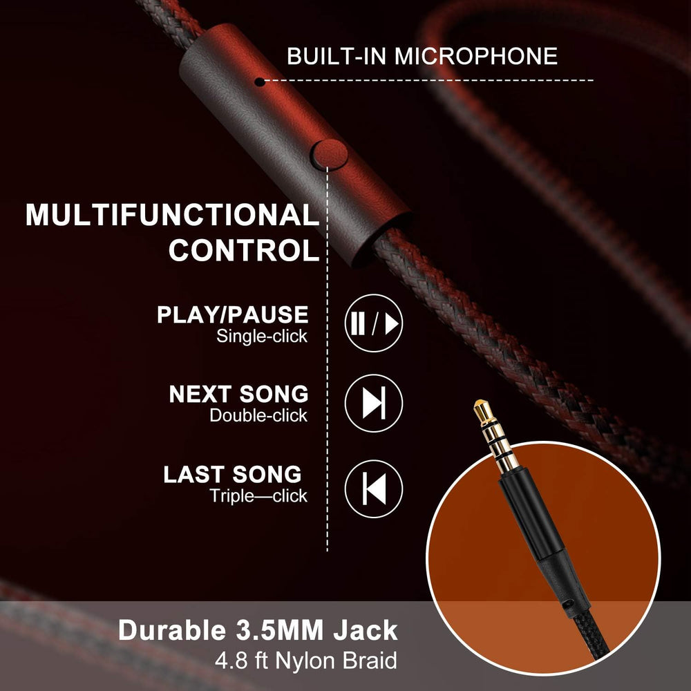 Auriculares LORELEI X6 con micrófono, ligeros y portátiles