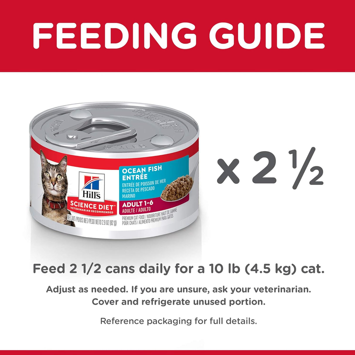 Alimento húmedo para gatos receta de pescado de océano