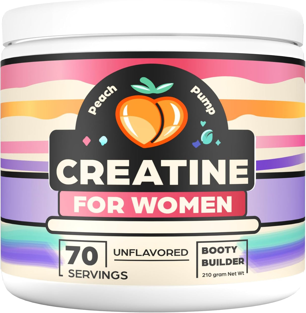 Creatina para Mujeres - Aumento de Glúteos - 70 Porciones