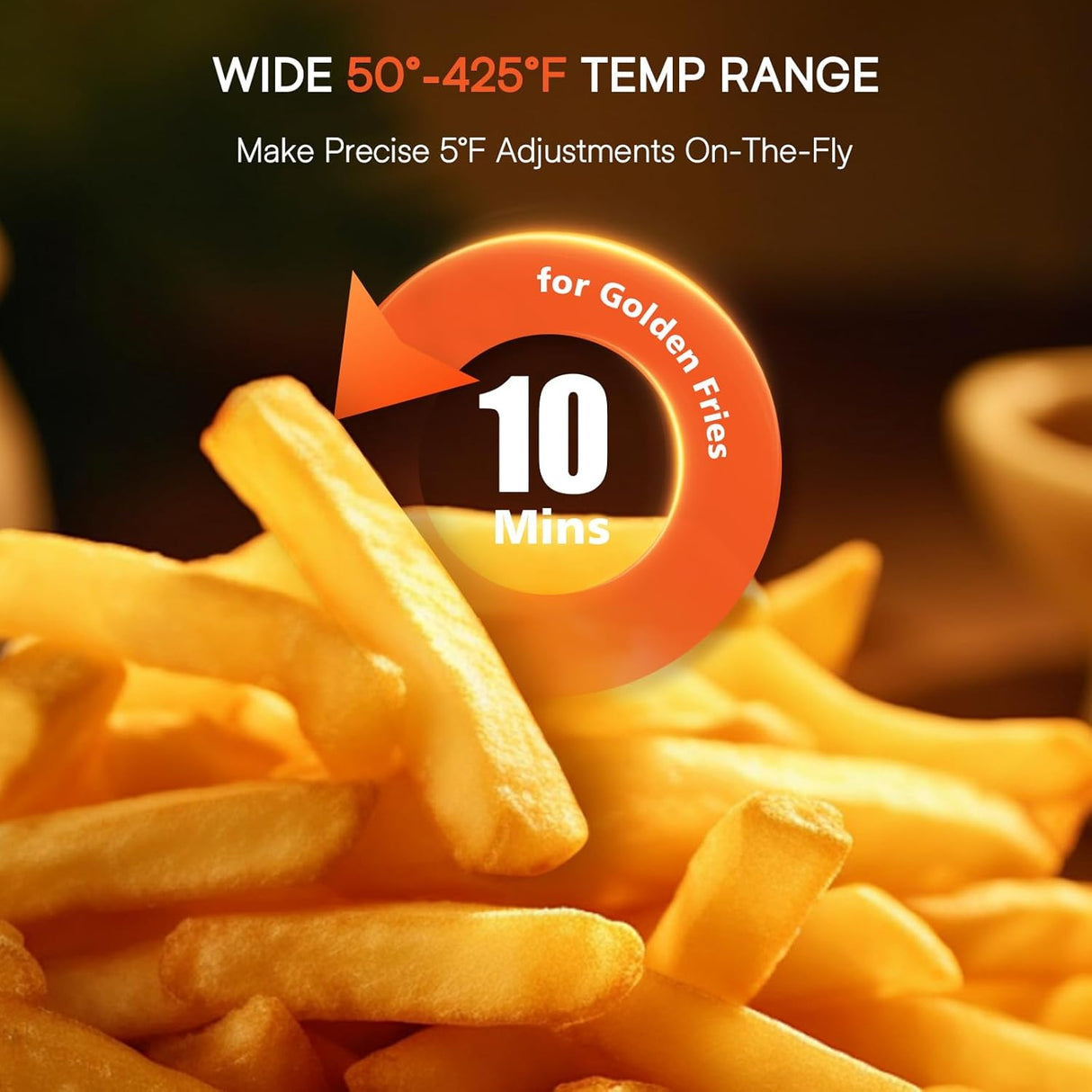 Freidora de aire Nuwave Brio 15.5Qt 10 en 1, 1800W, XL