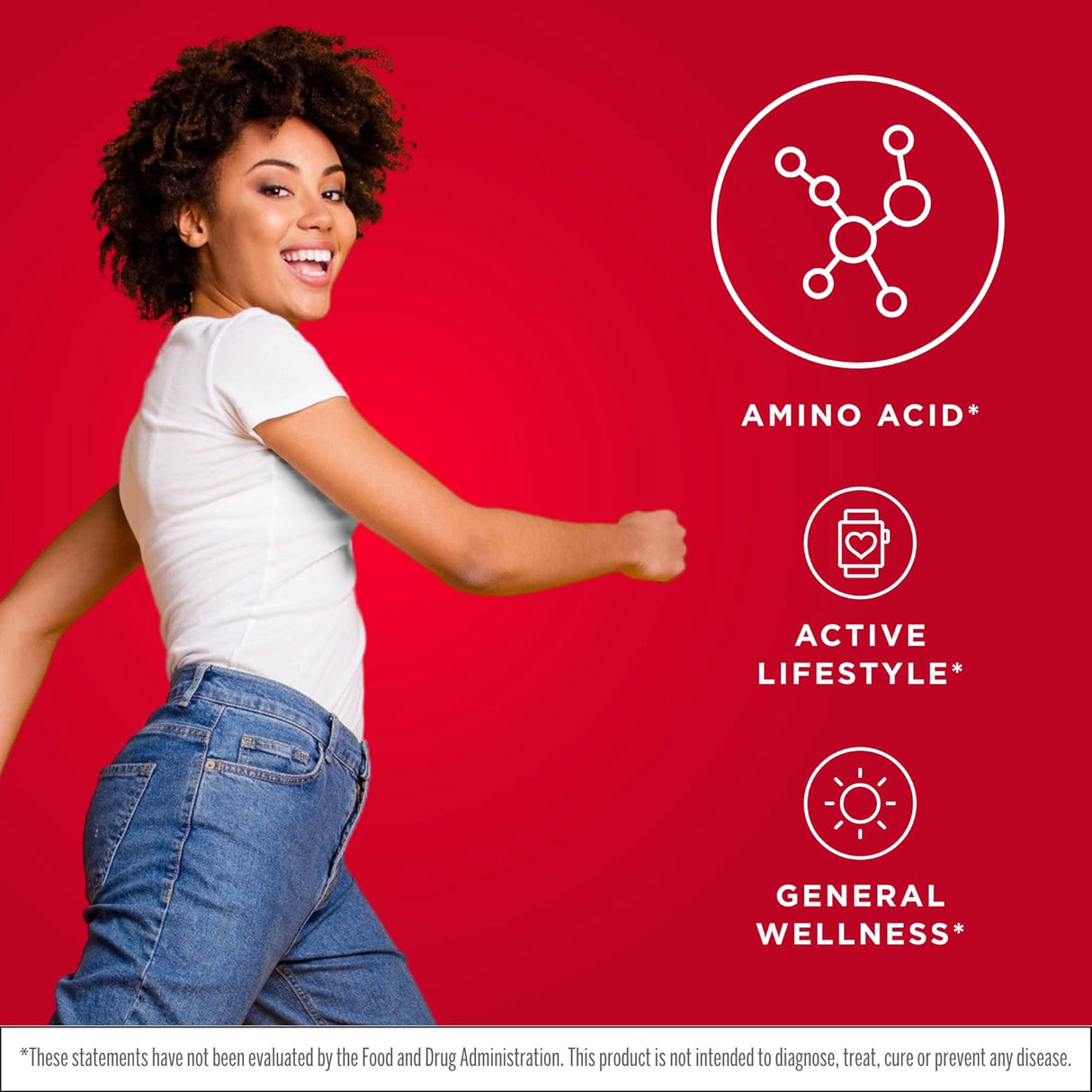 Suplemento L-Lisina 500 mg - 100 cápsulas 100 porciones