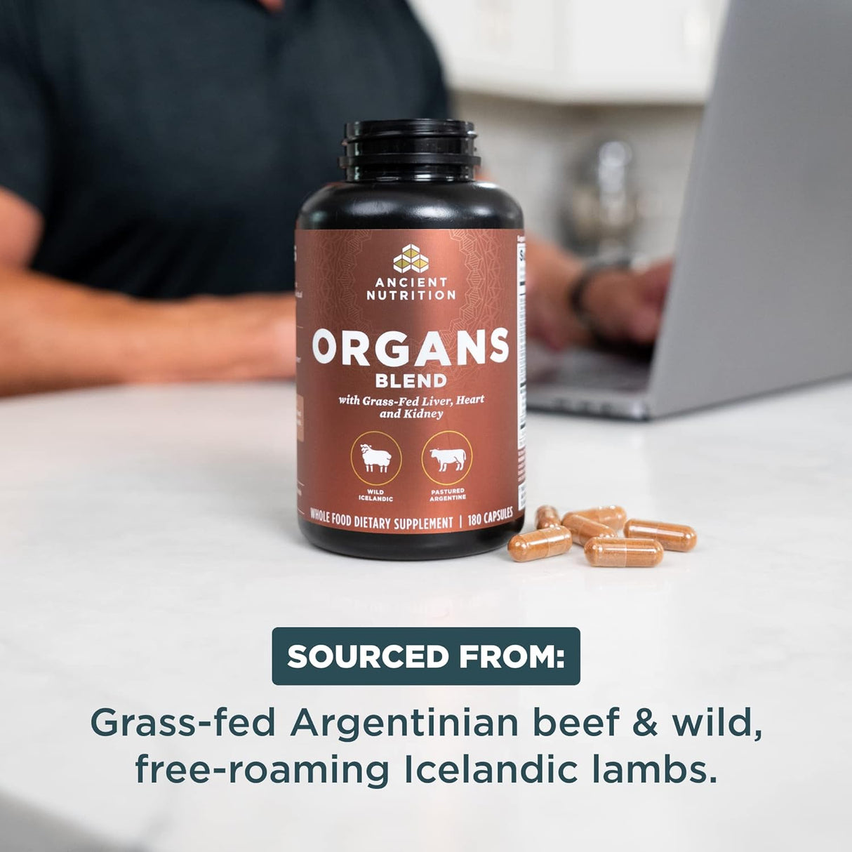 Suplementos de Órganos, Complejo Nutritivo Hígado y Corazón