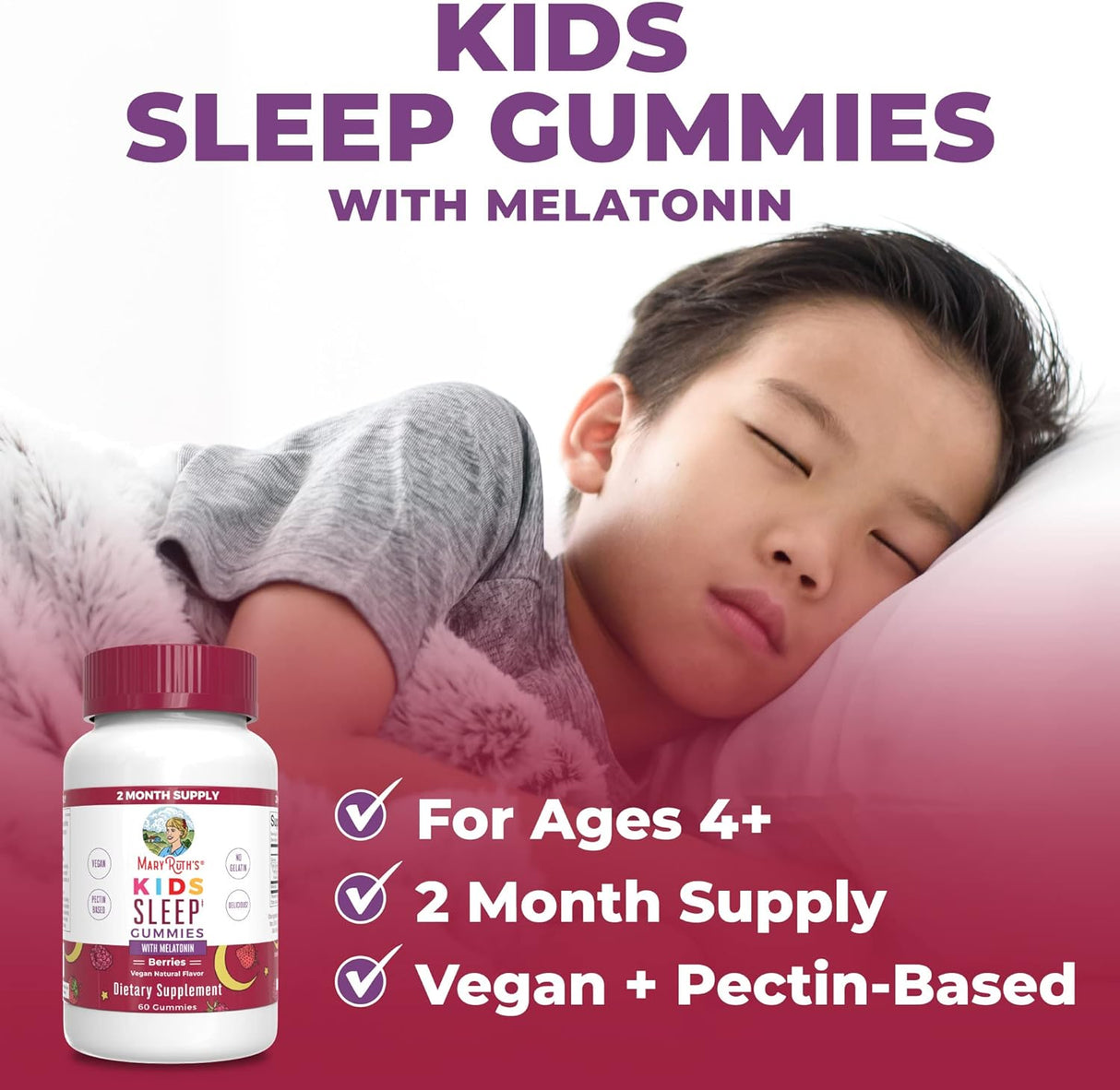 Relaxation & Sleep Gummies Kids Gluten Free 60 Count