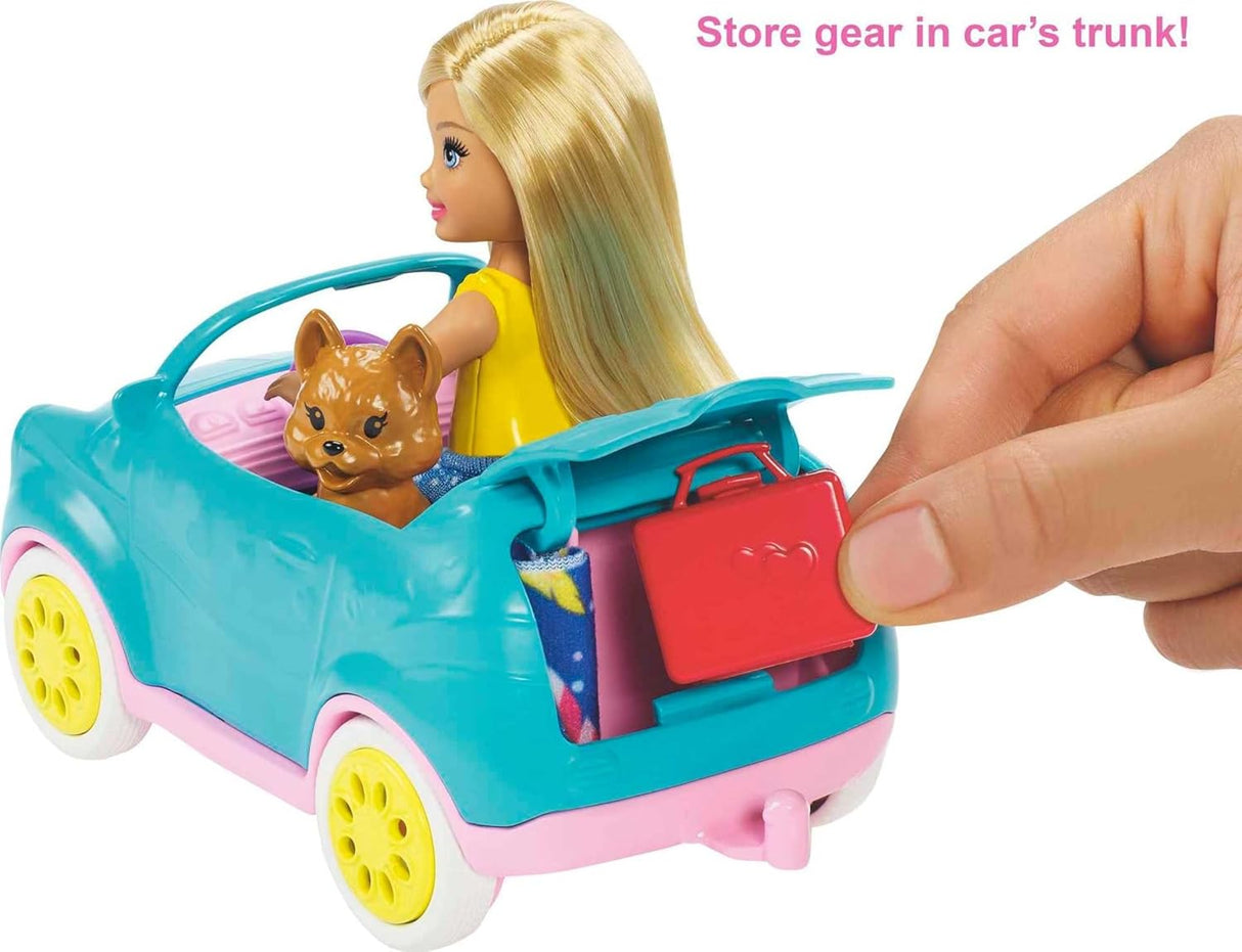 Barbie Club Chelsea Set de Juego Carro y Camper, Accesorios