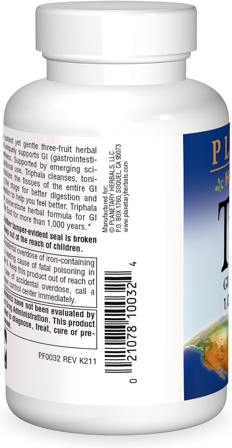 Suplemento Triphala 1000mg 90 Tabletas