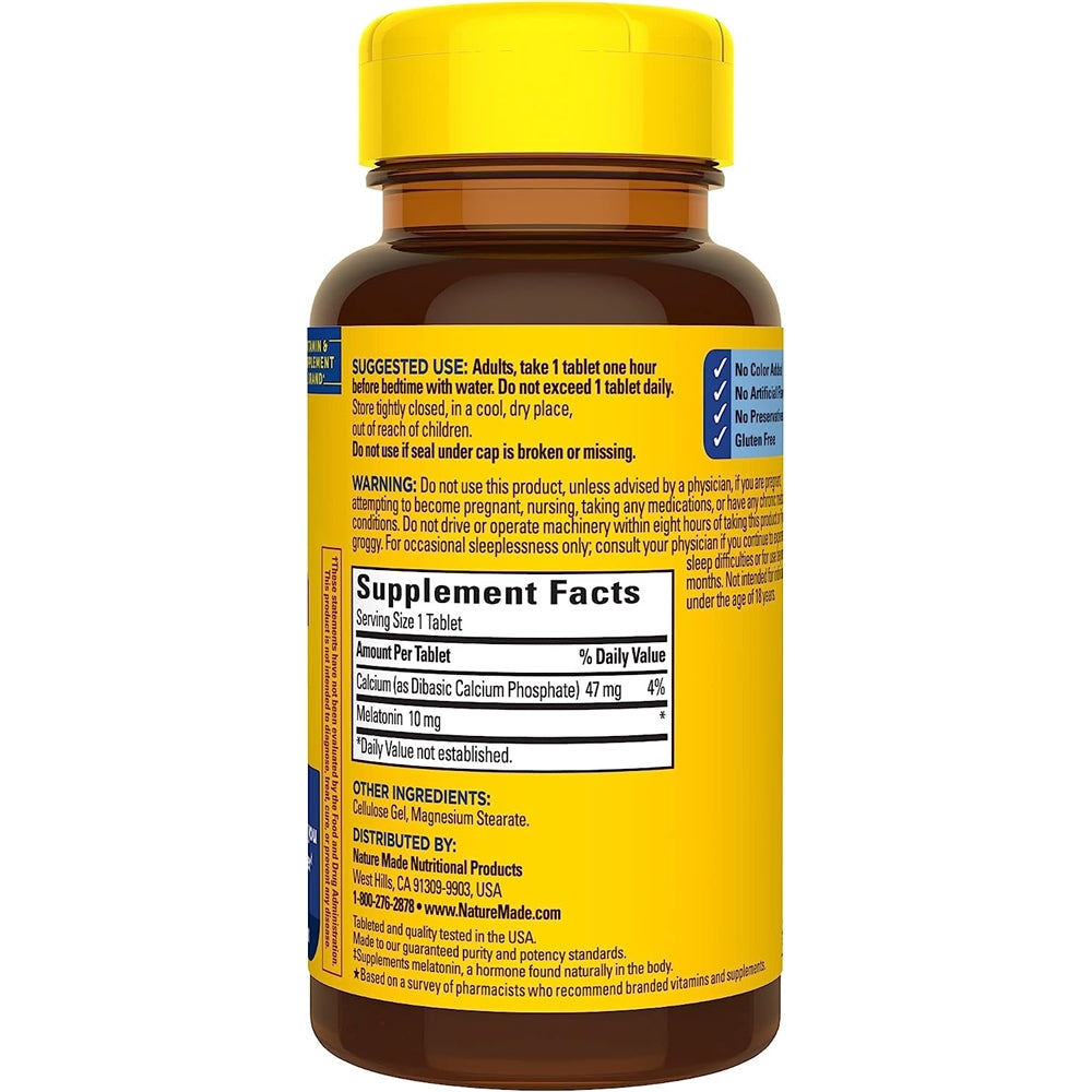 Suplemento dietético para un sueño reparador de melatonina