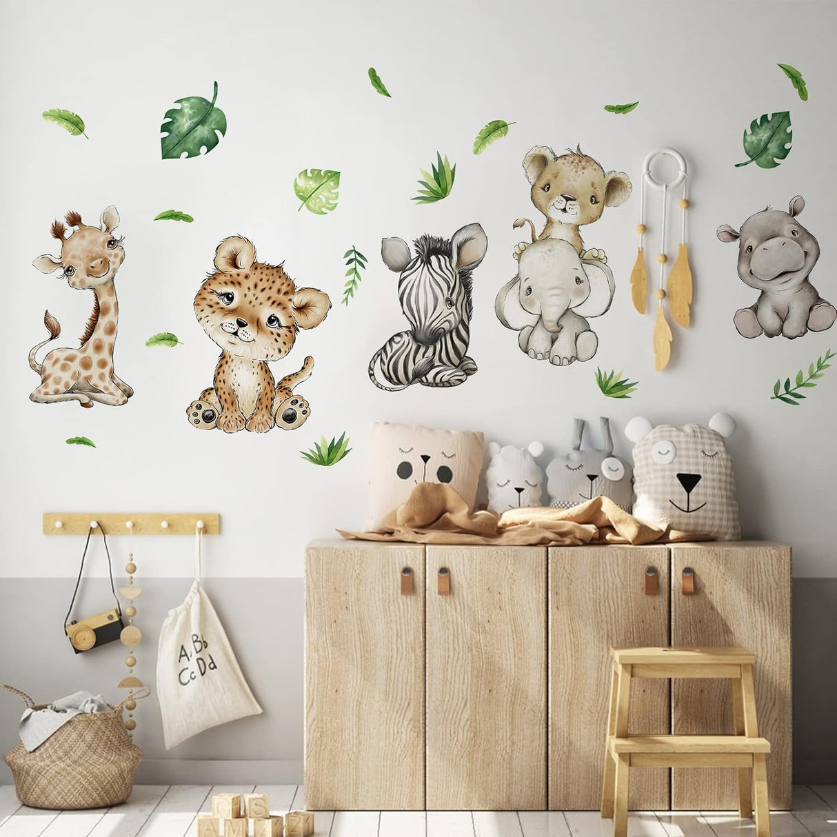 Vinilos Decorativos Safari Yovkky, Animales para Niños